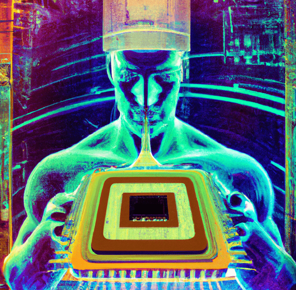 DALL·E 2023 06 17 08.10.26 futuristic artwork of a operator making semiconductors e1688390197502